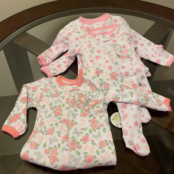 Swiggles infant pajama onesies - Picture 3 of 5